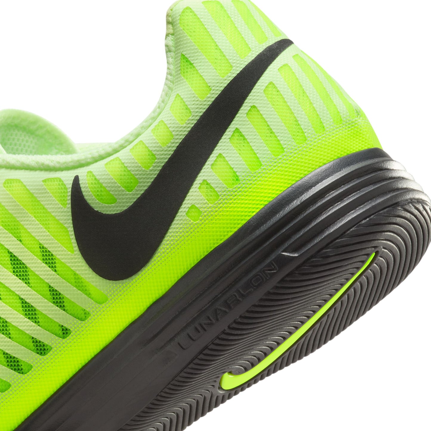 Nike Lunargato II IN Indoor Soccer Shoes - Black/ Volt