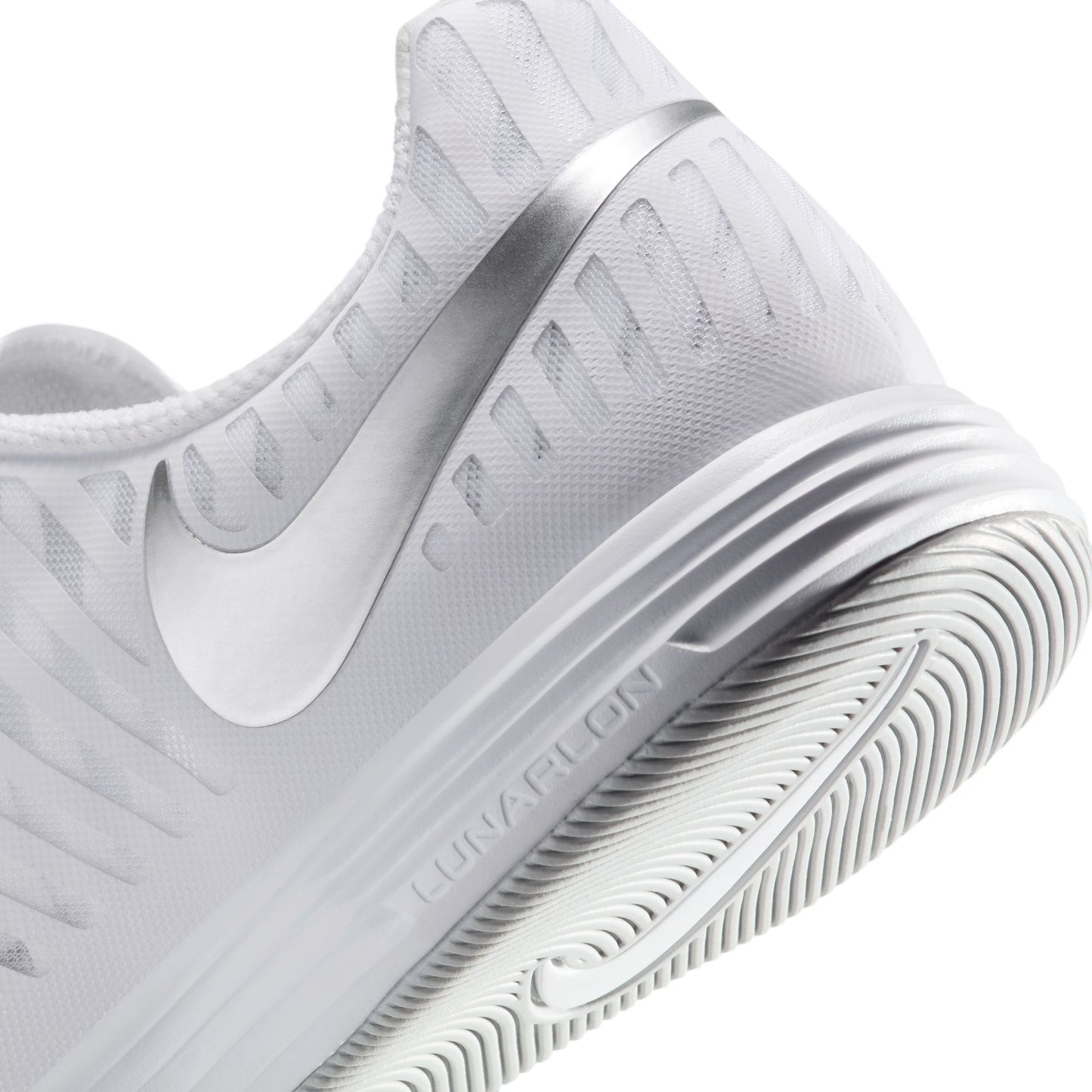 Nike Lunargato II IN Indoor Soccer Shoes - White/ White Chrome