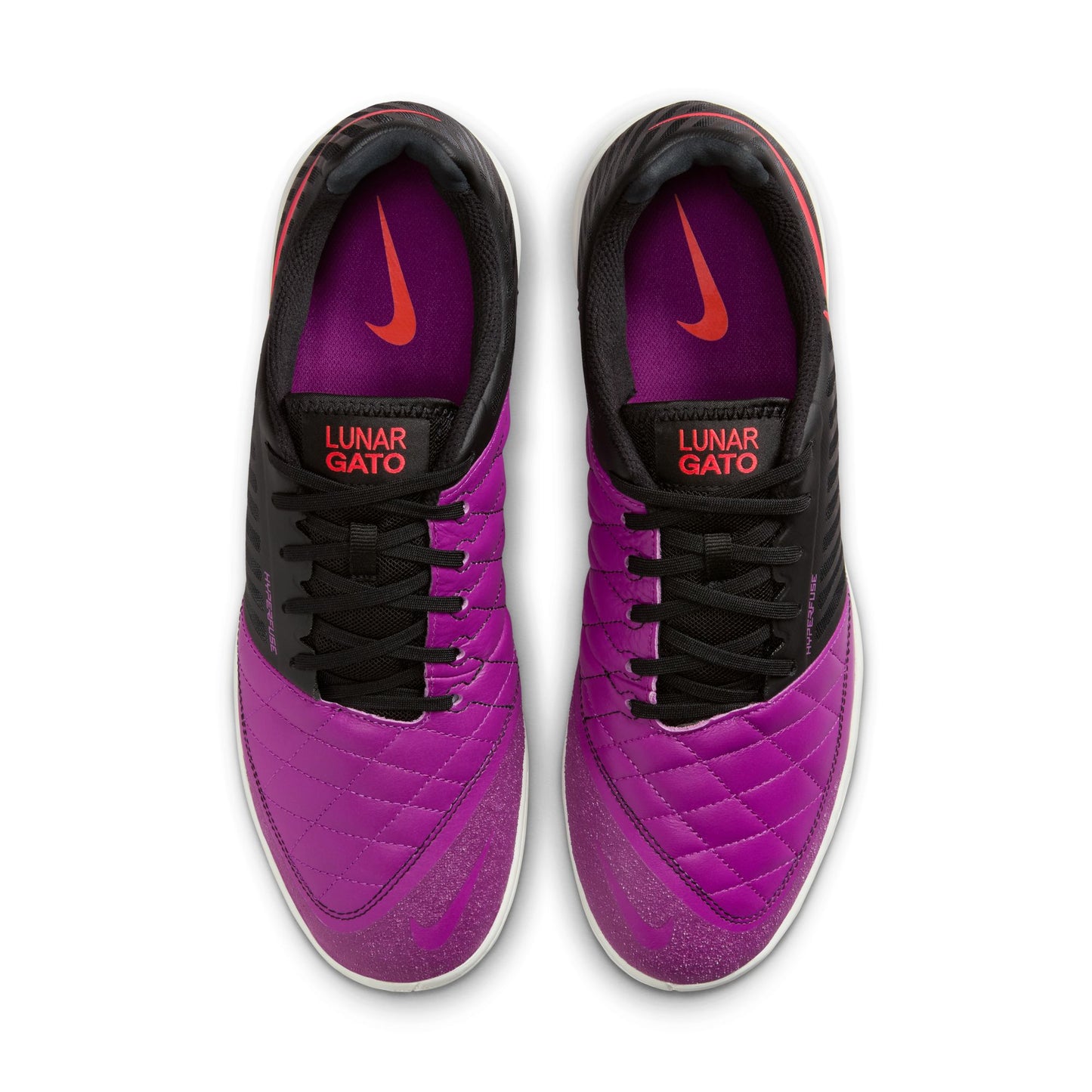 Nike Lunargato II IN Indoor Soccer Shoes - Bold Berry/ Bright Crimson