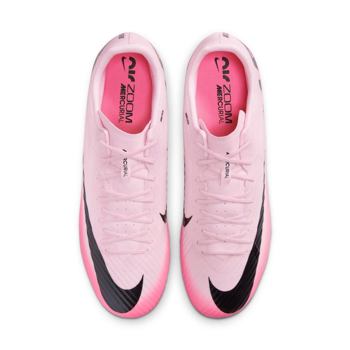 Nike Air Zoom Mercurial Vapor 15 Academy FG/MG Soccer Cleat - Pink Foam/Black