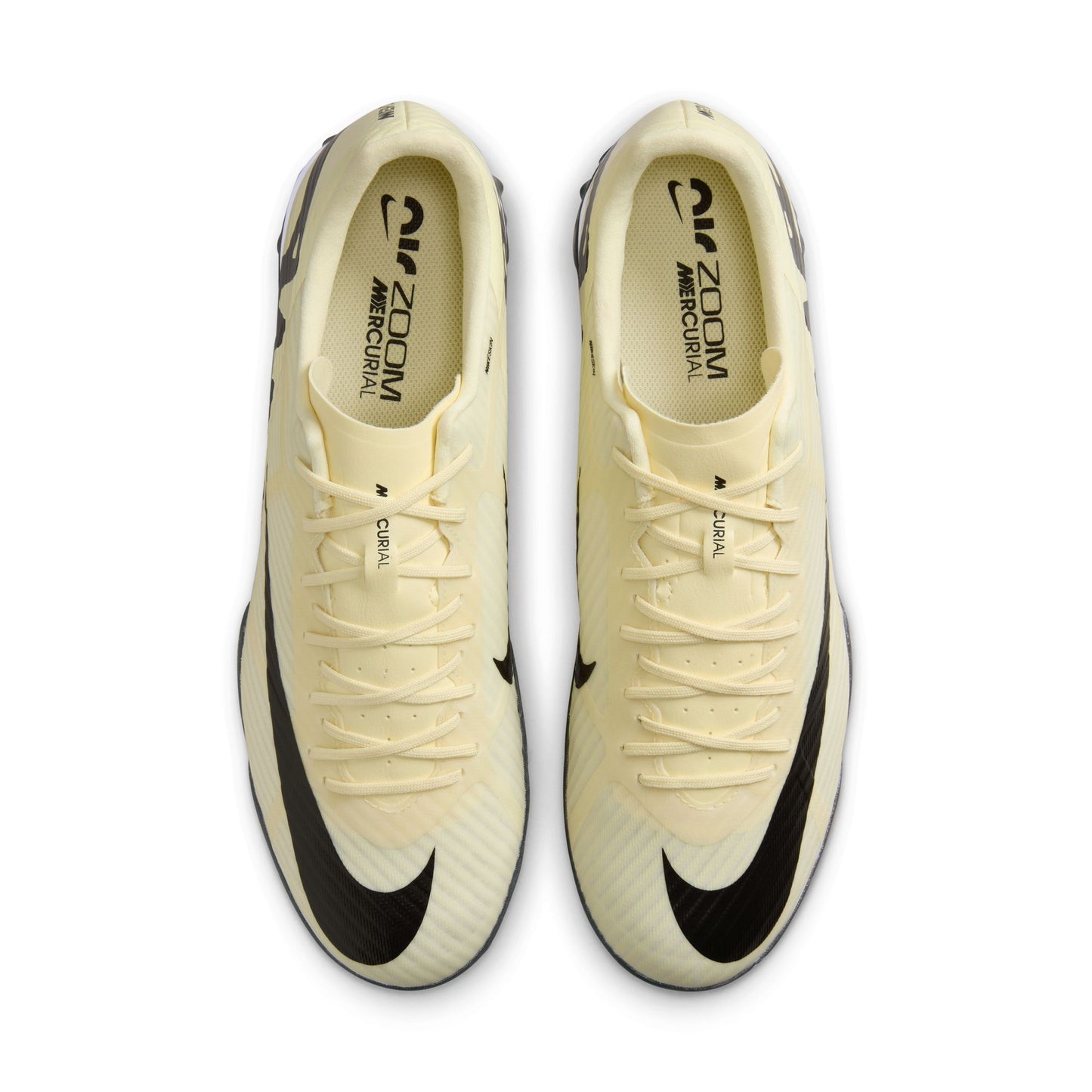 Nike Zoom Mercurial Vapor 15 Academy TF Turf Soccer Shoes - Lemonade/ Black