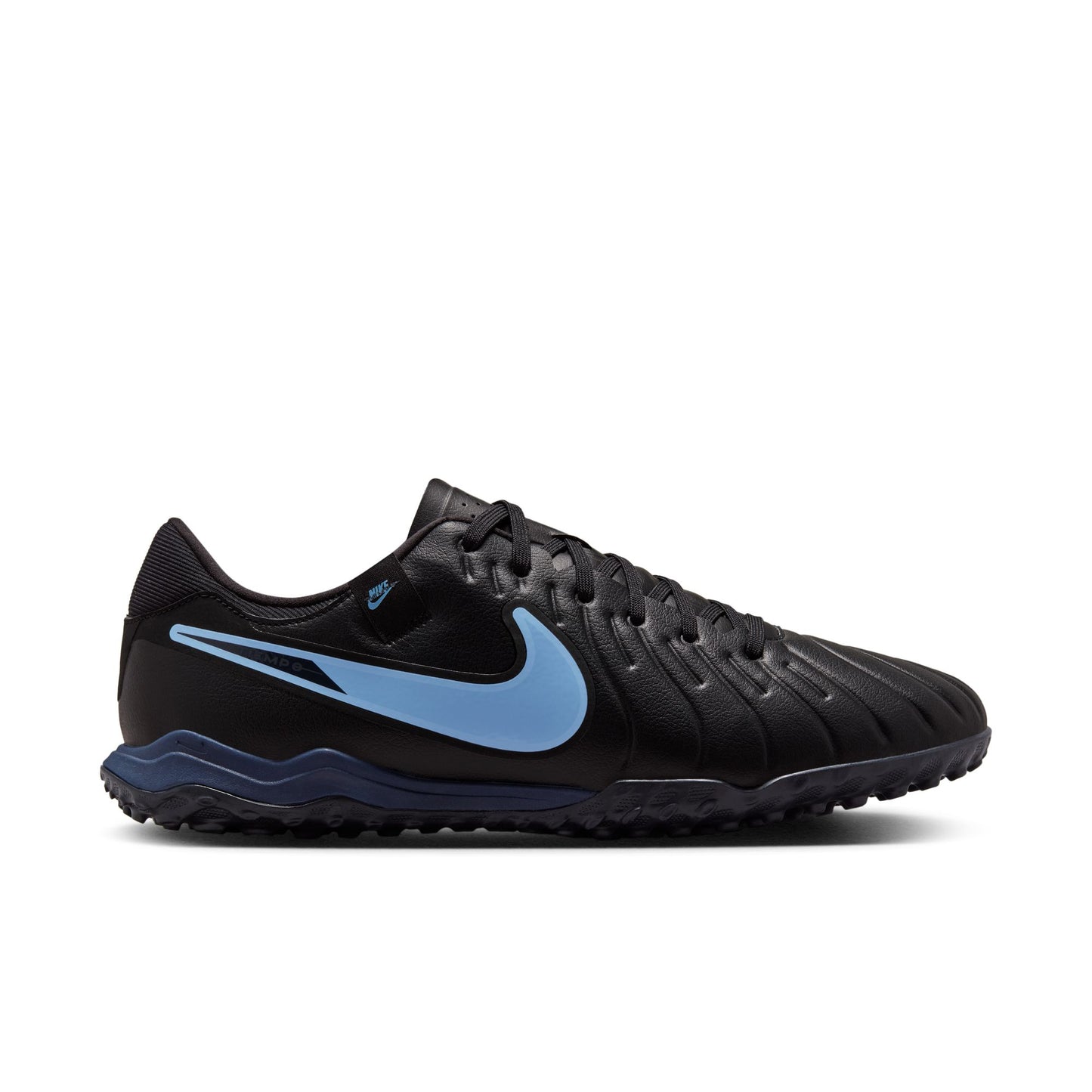 Nike Tiempo Legend 10 Academy TF Turf Soccer Shoes - Black/ Black