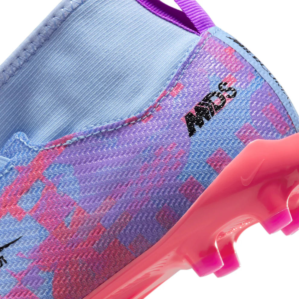 Nike Junior Zoom Mercurial Superfly 9 Pro MDS FG Soccer Shoes - Cobalt Bliss/Black