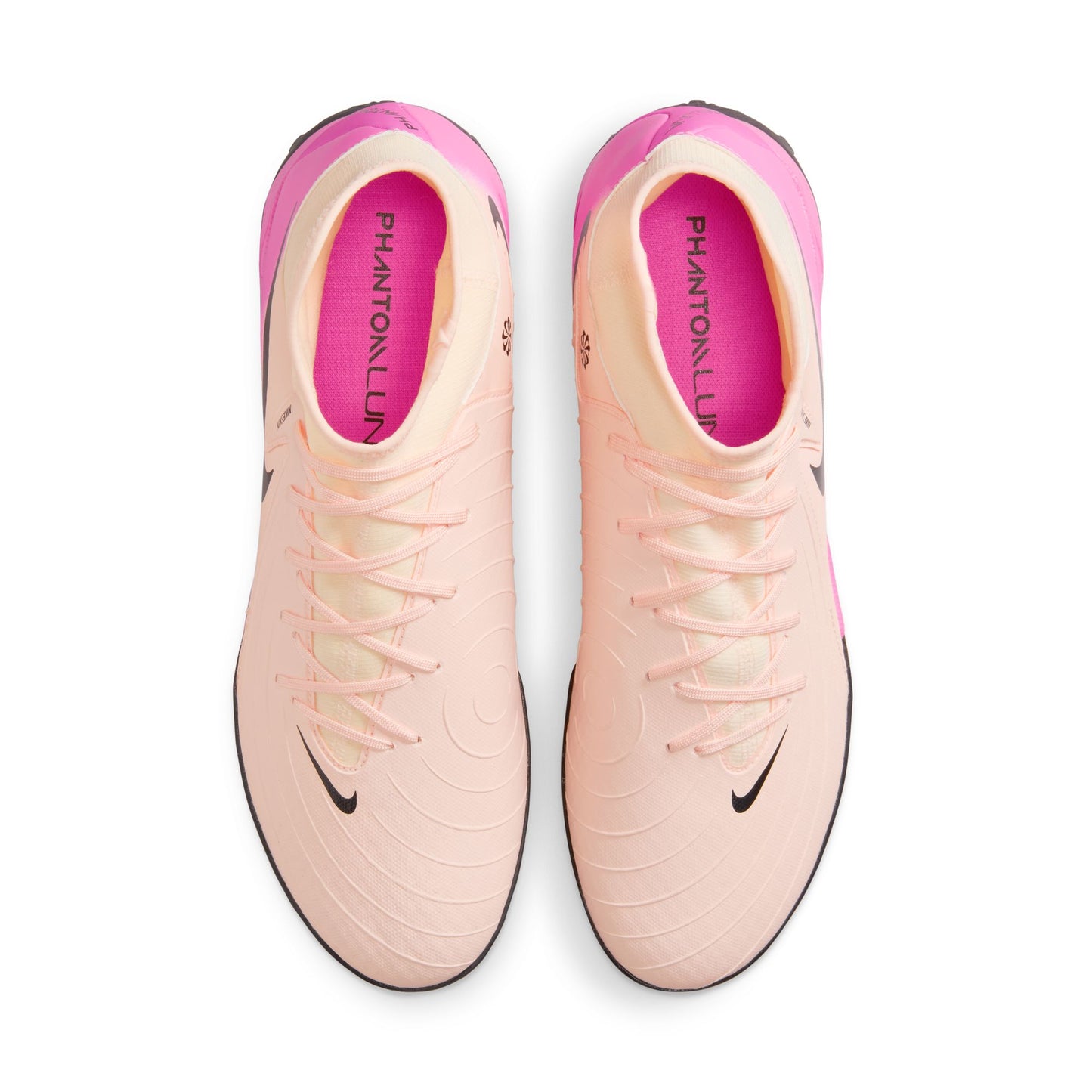 Nike Phantom Luna II Academy TF Turf Soccer Shoes - Crimson Tint/Black-Pink Blast