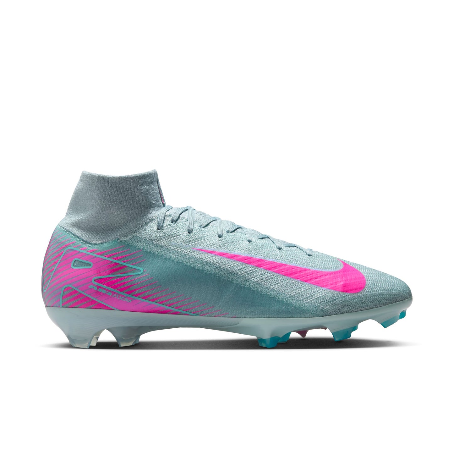 Nike Zoom Superfly 10 Elite FG Firm Ground Soccer Cleats - Ocean Cube/ Pink Blast