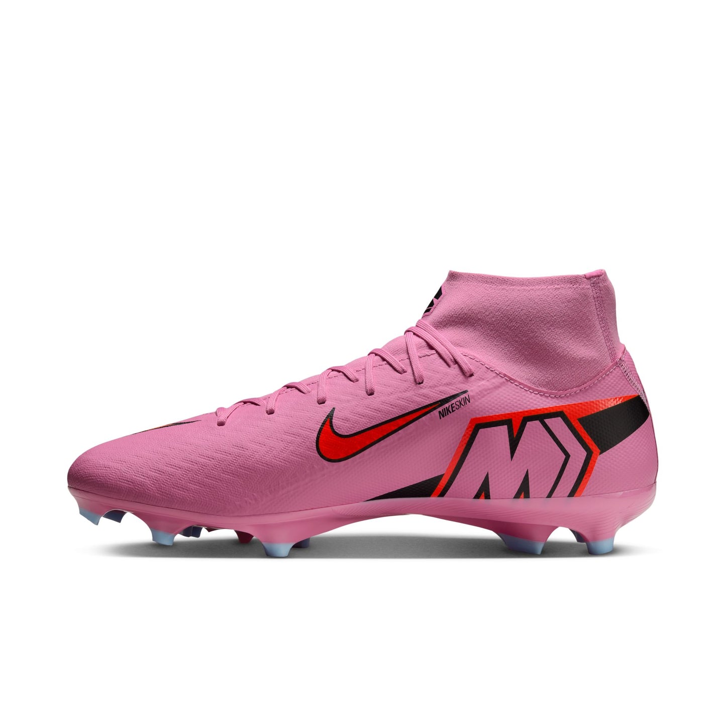 Nike Air Zoom Mercurial Superfly 10 Academy FG Firm Soccer Shoes - Magic Flamingo/ Black Total Crimson