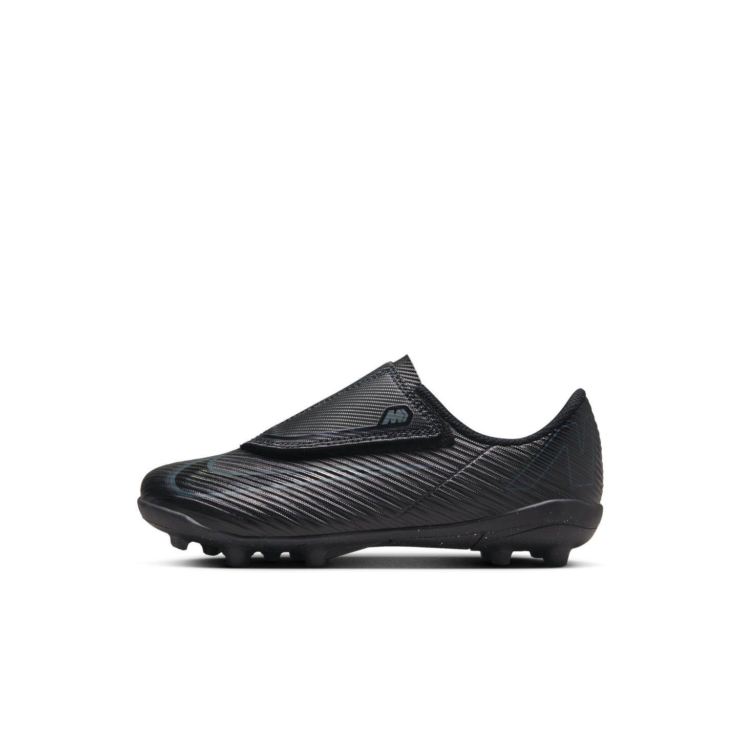 Nike Junior Mercurial Vapor 16 Club FG/MG Firm Ground/Multi Ground PS (V) Soccer Cleat - Black/ Black Deep Jungle