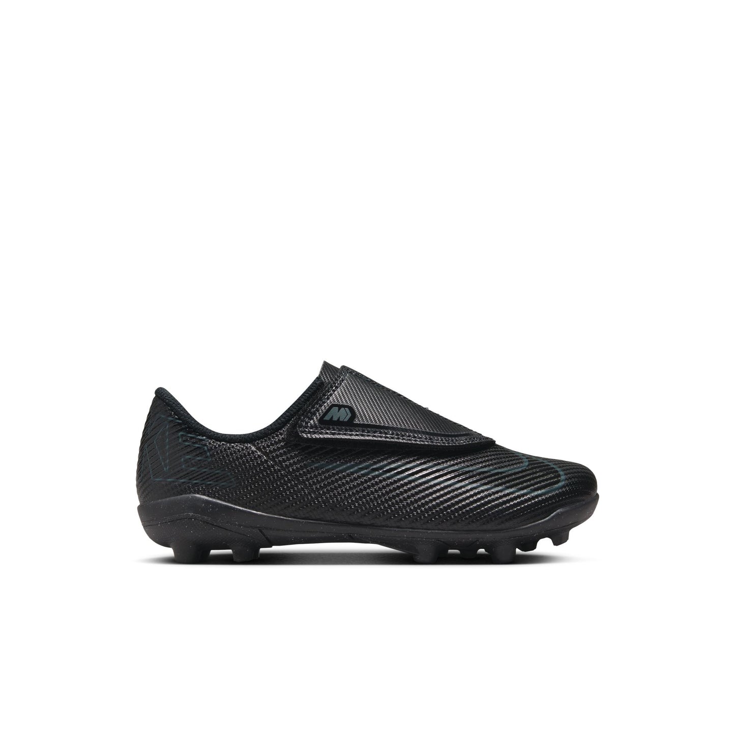 Nike Junior Mercurial Vapor 16 Club FG/MG Firm Ground/Multi Ground PS (V) Soccer Cleat - Black/ Black Deep Jungle