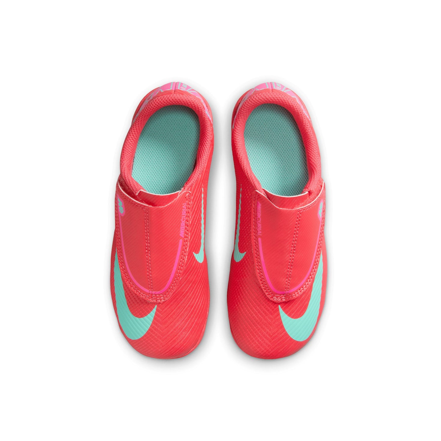 Nike Junior Mercurial Vapor 16 Club MG Multi Ground PS (V) Soccer Shoes- Ember Glow/Aurora Green