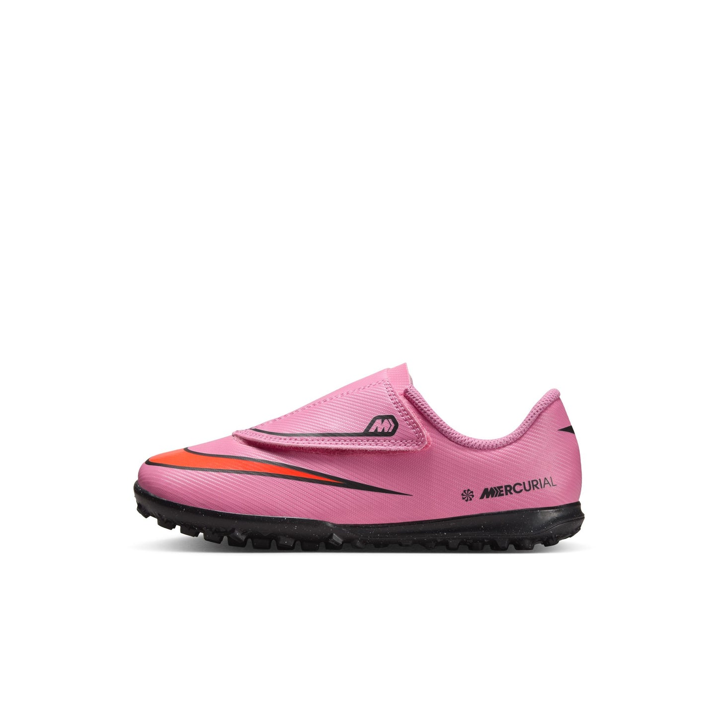 Nike Jr. Mercurial Vapor 16 TF Turf Soccer Shoes - Magic Flamingo/Black-Total Crimson
