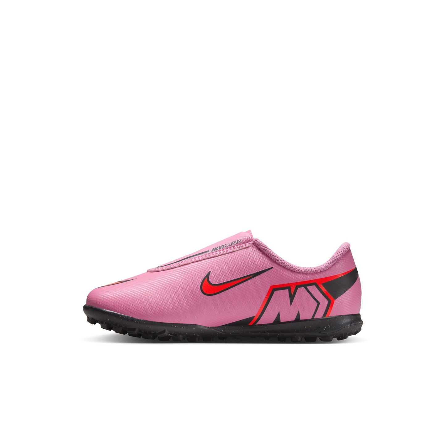Nike Jr. Mercurial Vapor 16 TF Turf Soccer Shoes - Magic Flamingo/Black-Total Crimson