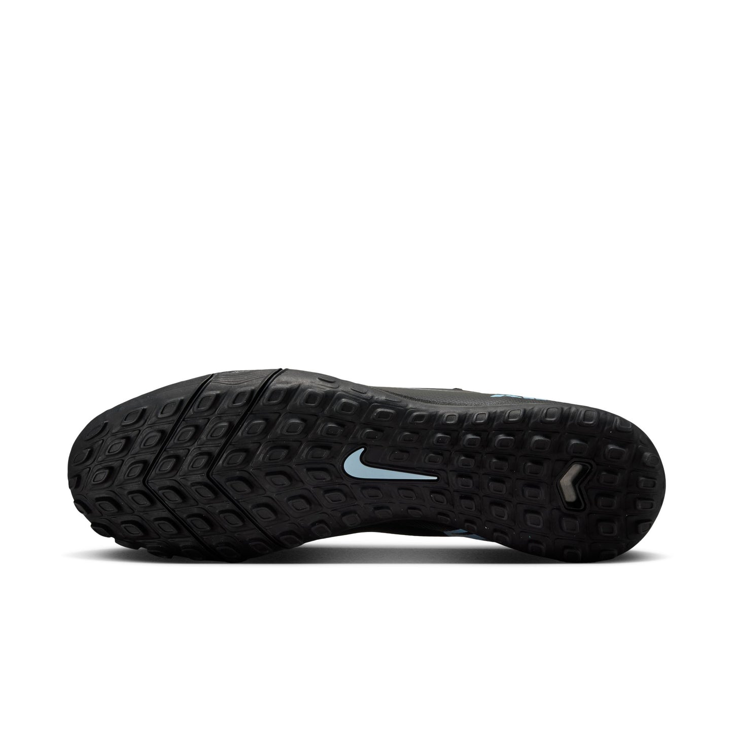Nike Zoom Superfly 10 Academy TF Turf Soccer Shoes - Black/ Ice Blue