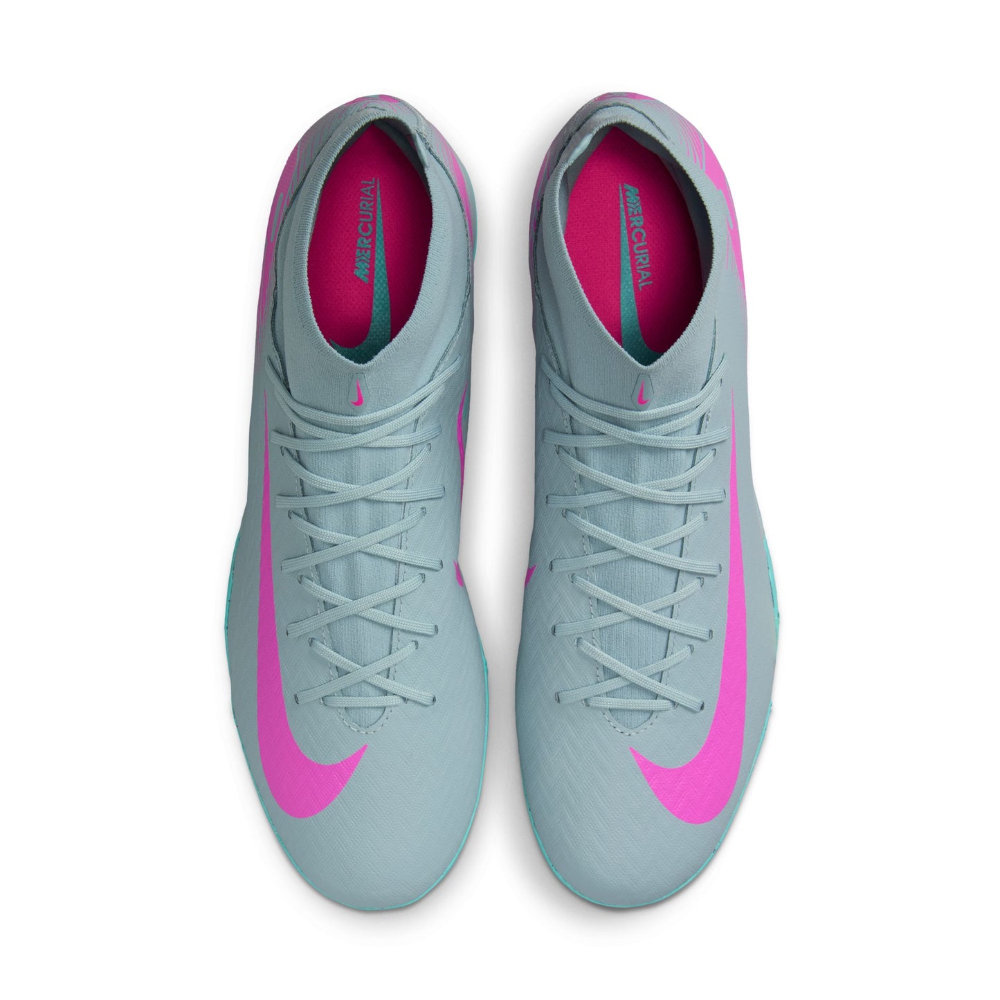 Nike Air Zoom Mercurial Superfly 10 Academy TF Turf Soccer Shoes - Ocean Cube/Pink Blast