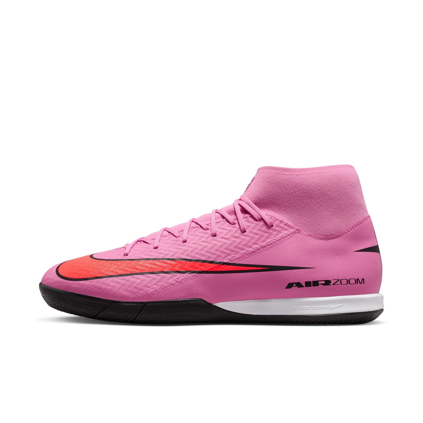 Nike Air Zoom Mercurial Superfly 10 Academy IC Indoor Soccer Shoes - Magic Flamingo/ Black Total Crimson