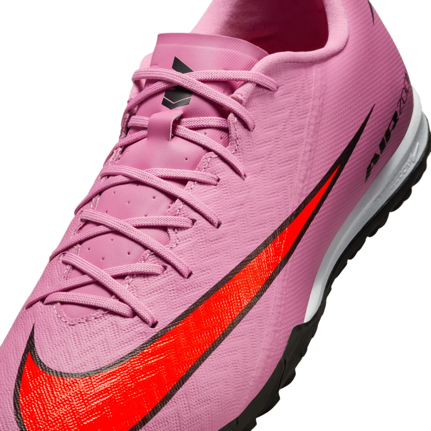 Nike Zoom Mercurial Vapor 16 Academy TF Turf Soccer Shoes- Magic Flamingo/ Black Total Crimson