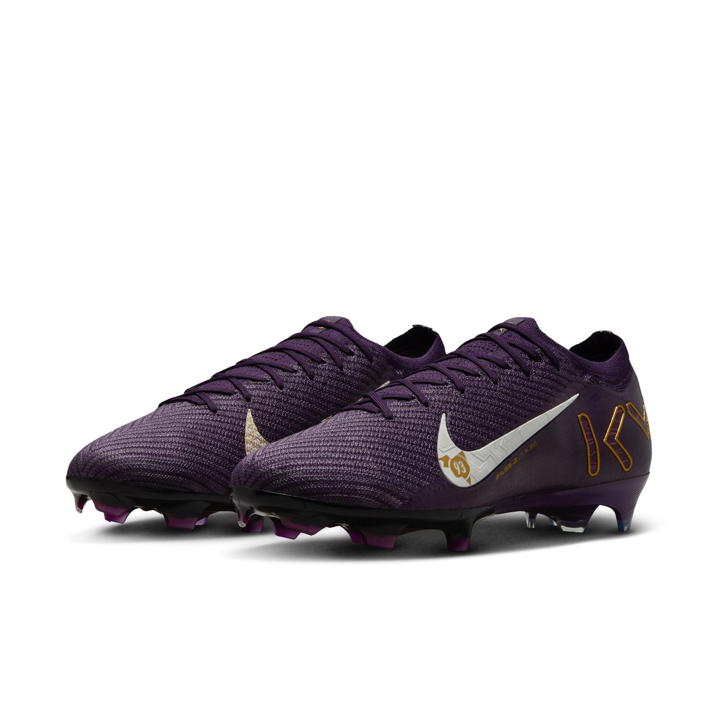 Nike Zoom Mercurial Vapor 16 KM "Kylian Mbappe" Elite FG Soccer Cleats - Grand Purple/ Pale Ivory