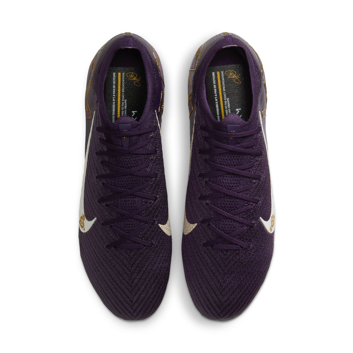 Nike Zoom Mercurial Vapor 16 KM "Kylian Mbappe" Elite FG Soccer Cleats - Grand Purple/ Pale Ivory