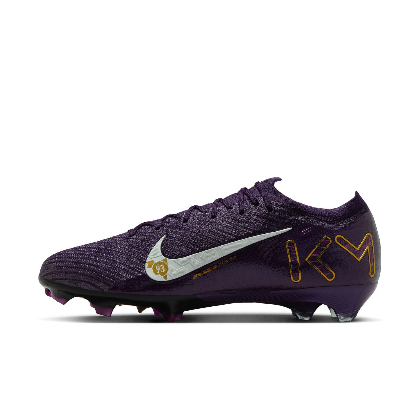Nike Zoom Mercurial Vapor 16 KM "Kylian Mbappe" Elite FG Soccer Cleats - Grand Purple/ Pale Ivory
