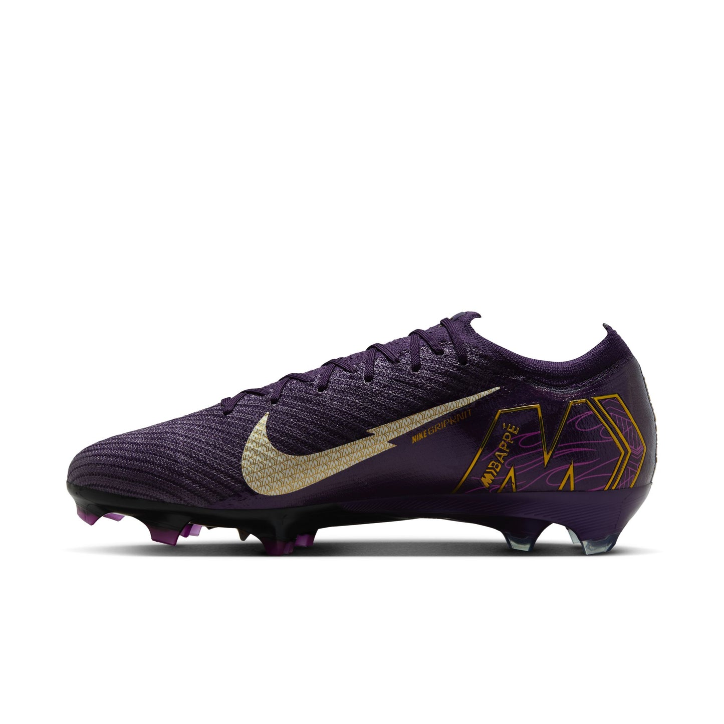 Nike Zoom Mercurial Vapor 16 KM "Kylian Mbappe" Elite FG Soccer Cleats - Grand Purple/ Pale Ivory