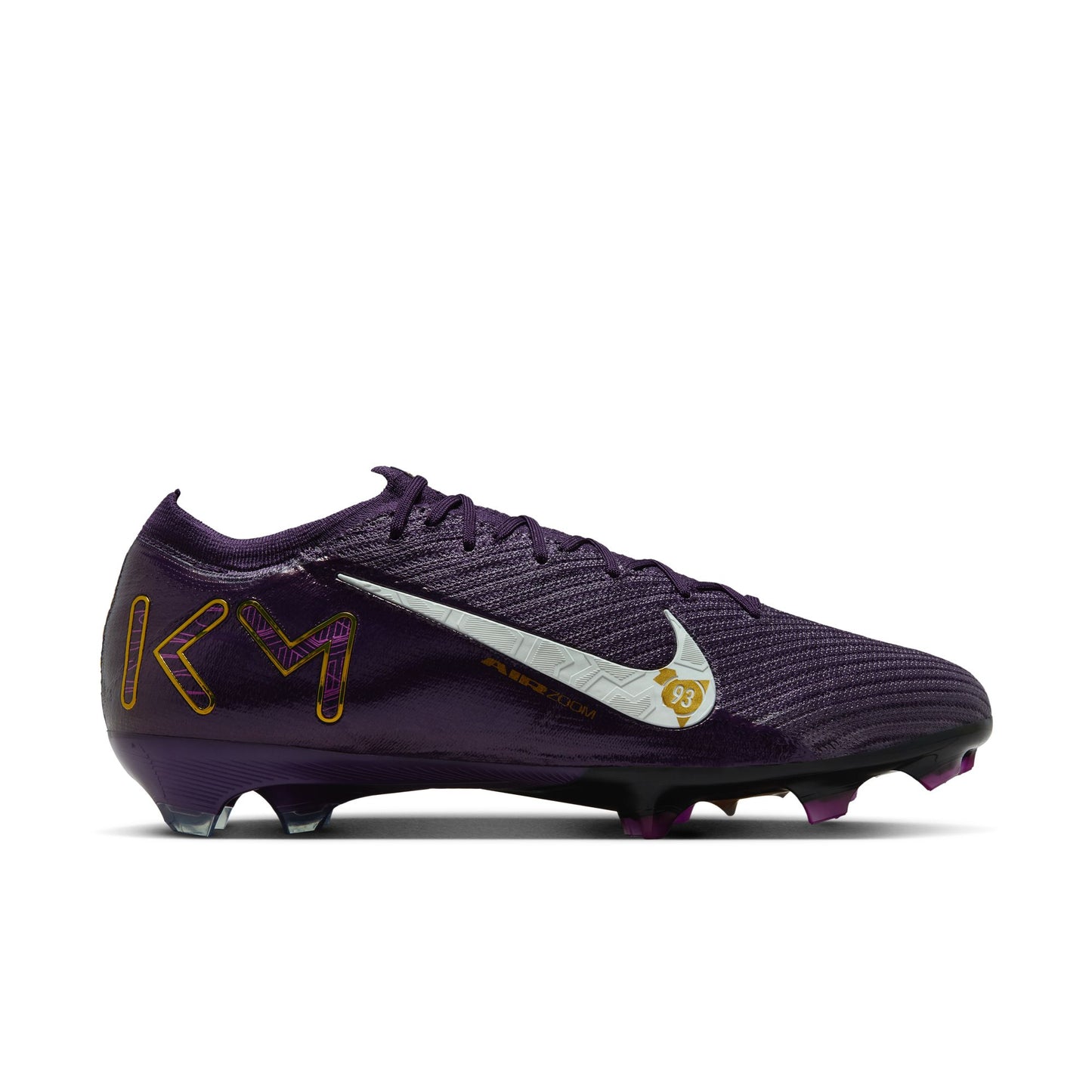 Nike Zoom Mercurial Vapor 16 KM "Kylian Mbappe" Elite FG Soccer Cleats - Grand Purple/ Pale Ivory