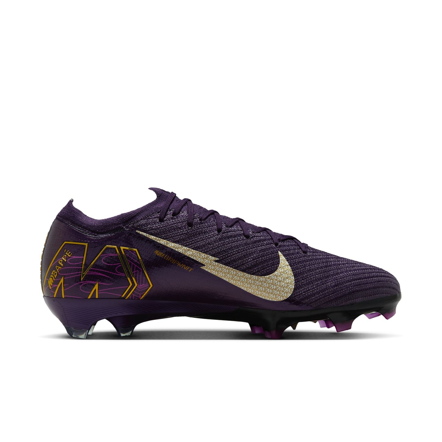 Nike Zoom Mercurial Vapor 16 KM "Kylian Mbappe" Elite FG Soccer Cleats - Grand Purple/ Pale Ivory
