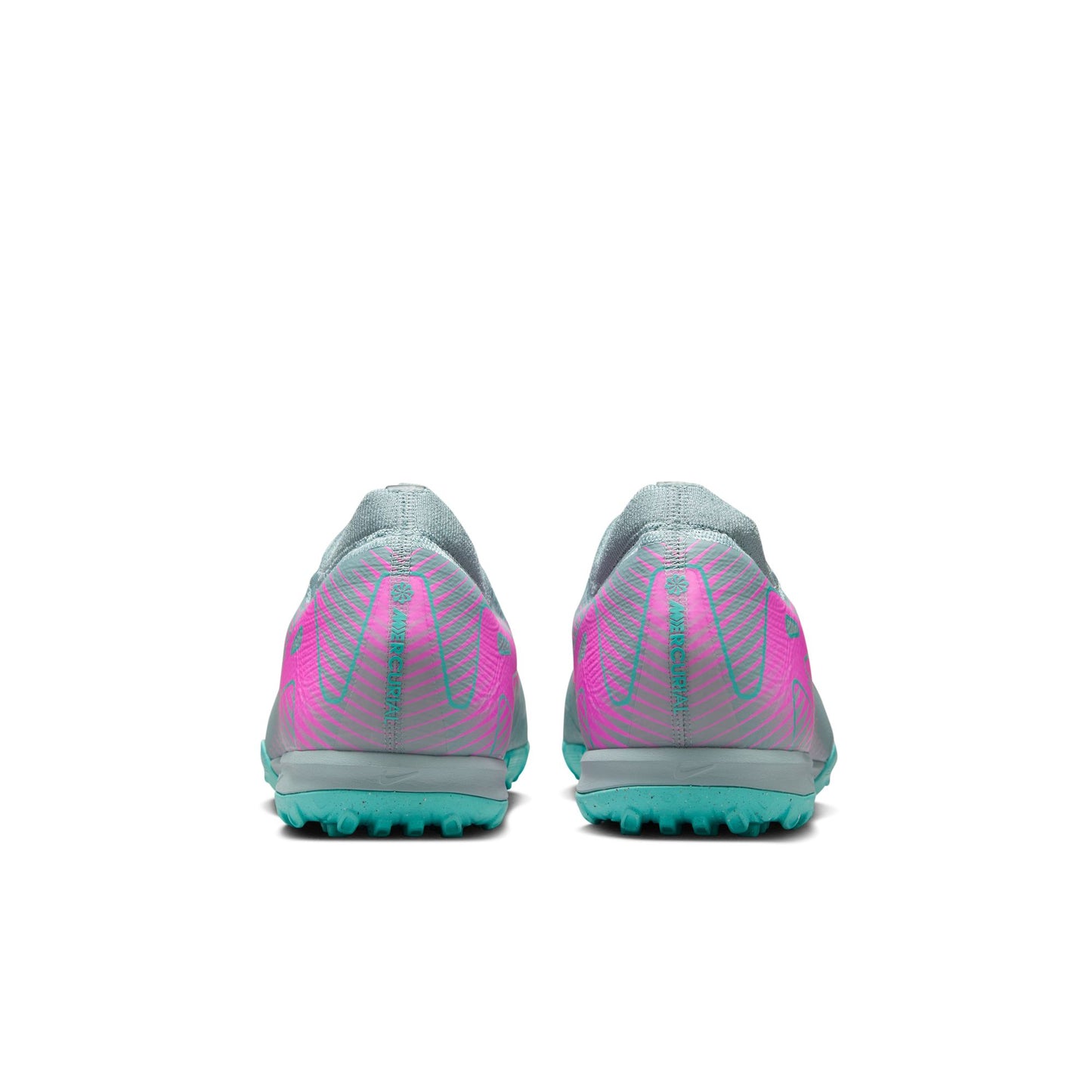 Nike Zoom Mercurial Vapor 16 Pro TF Turf Soccer Shoes - Ocean Cube/ Pink Blast