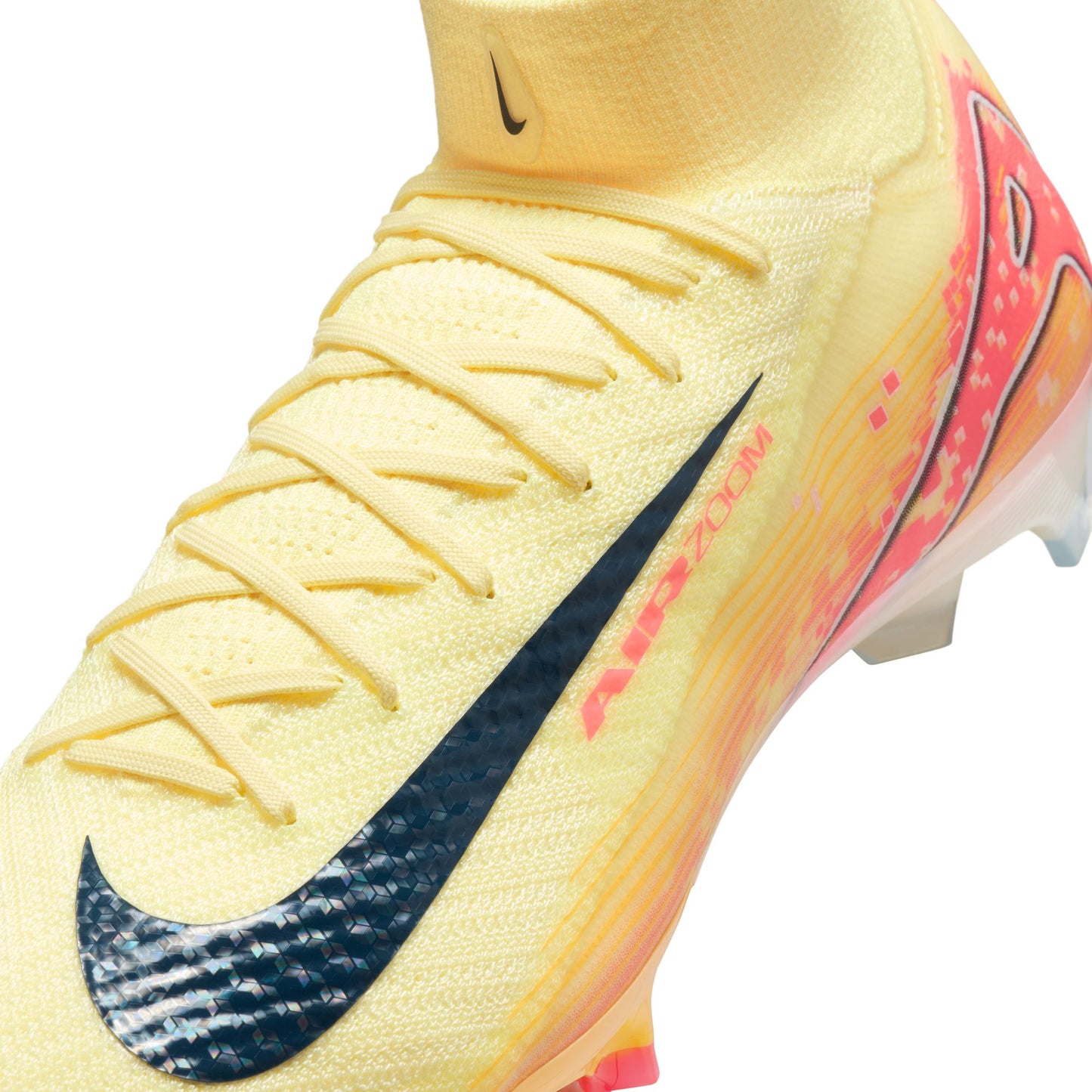 Nike Zoom Mercurial Superfly 10 Elite KM FG Firm Ground - LT Laser Orange/ Armony Navy