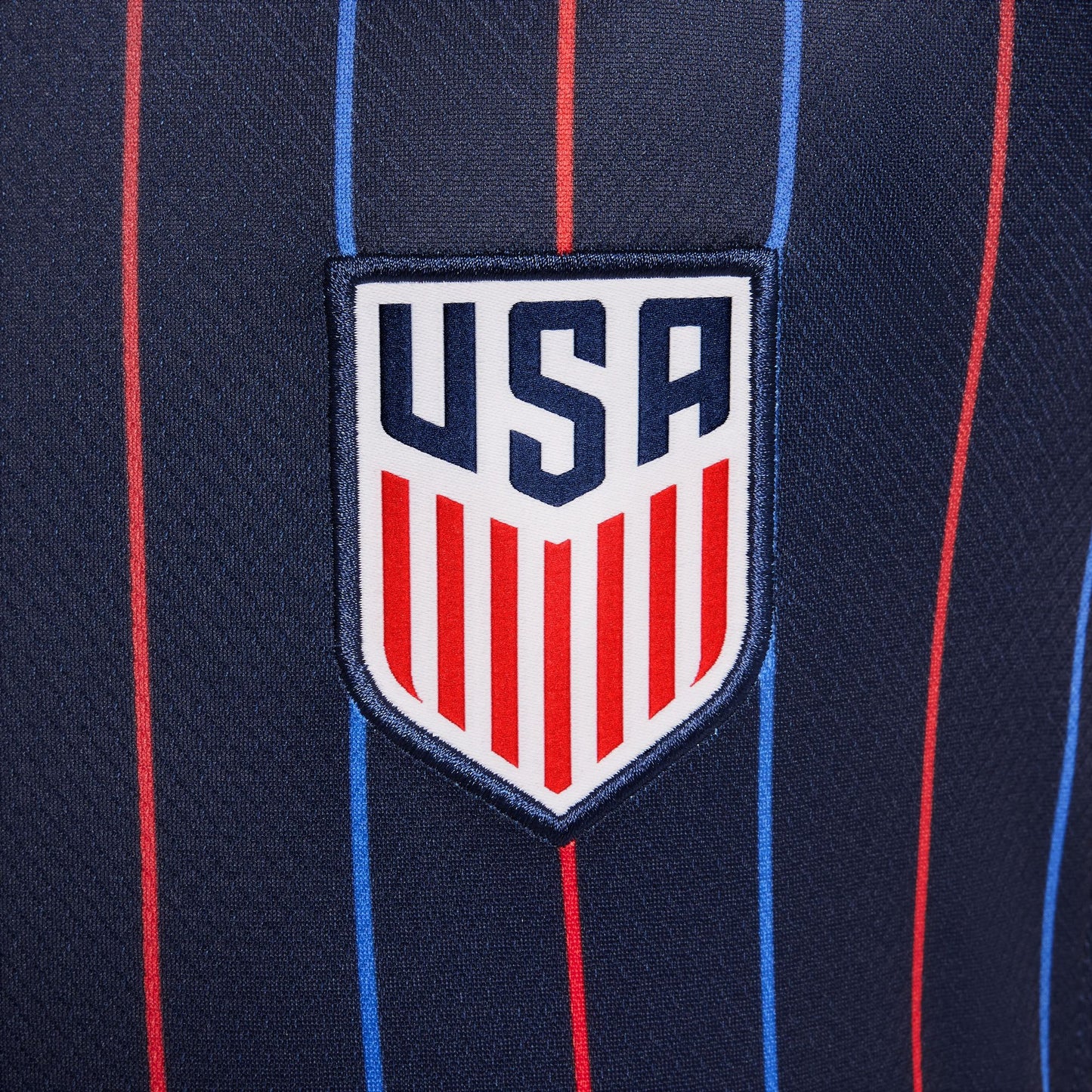 Youth Nike Replica USMNT Away Jersey 2025 - Obsidian / Challenge Red