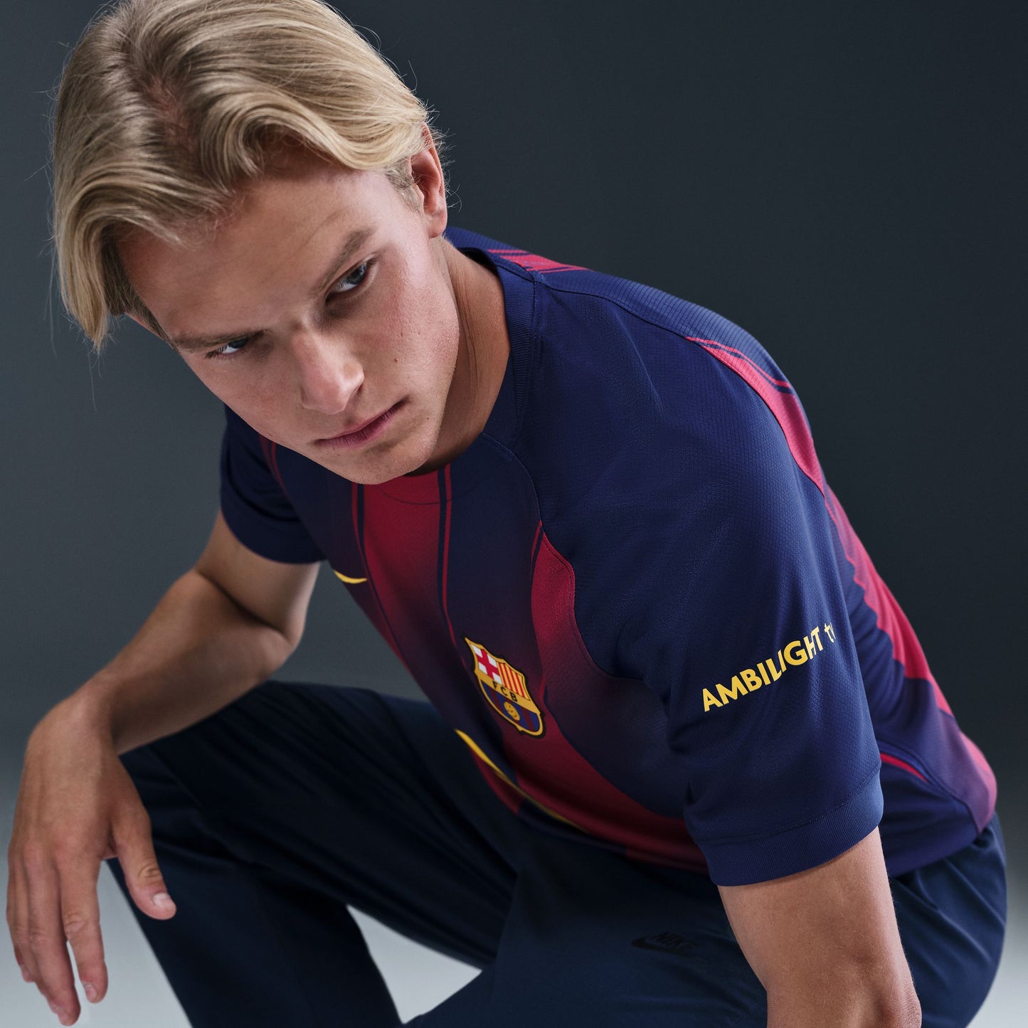 Men's FC Barcelona 2025/26 Stadium Home Replica
