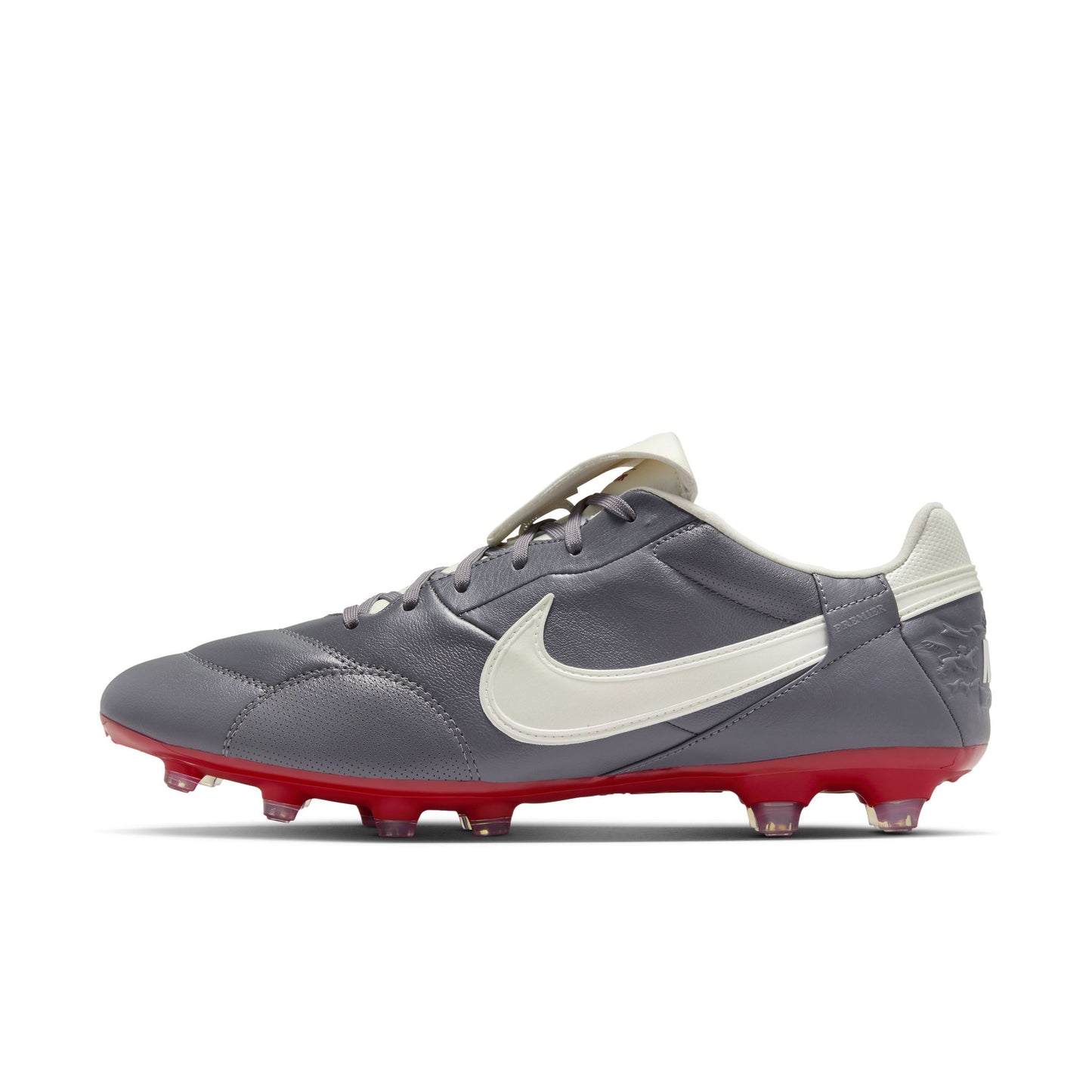 Nike Premier III FG Firm Ground Soccer Cleat - LT Graphite/ MTLC Summit White/ Varsity Red