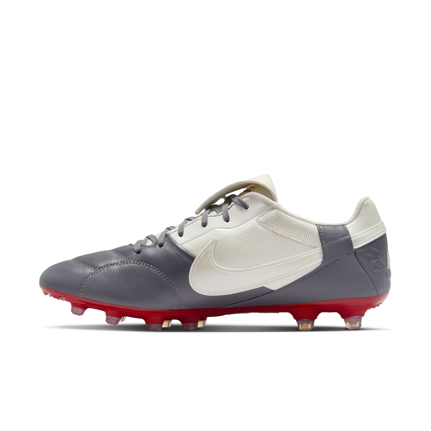 Nike Premier III FG Firm Ground Soccer Cleat - LT Graphite/ MTLC Summit White/ Varsity Red