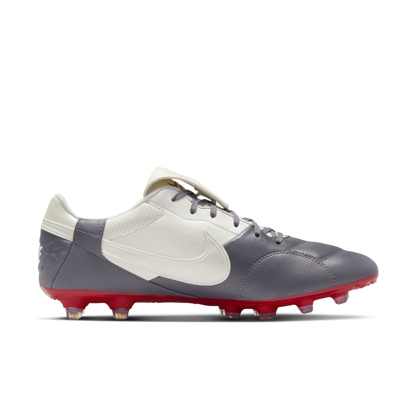 Nike Premier III FG Firm Ground Soccer Cleat - LT Graphite/ MTLC Summit White/ Varsity Red