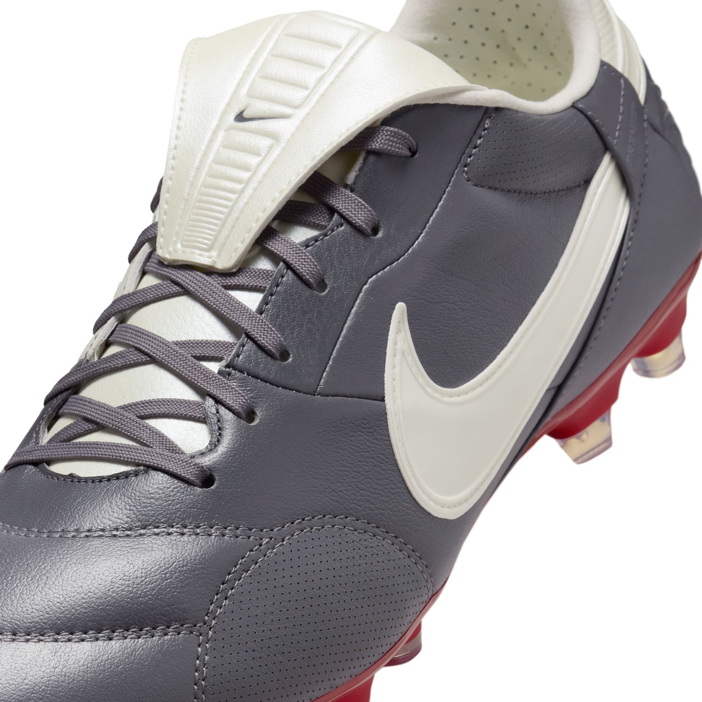 Nike Premier III FG Firm Ground Soccer Cleat - LT Graphite/ MTLC Summit White/ Varsity Red