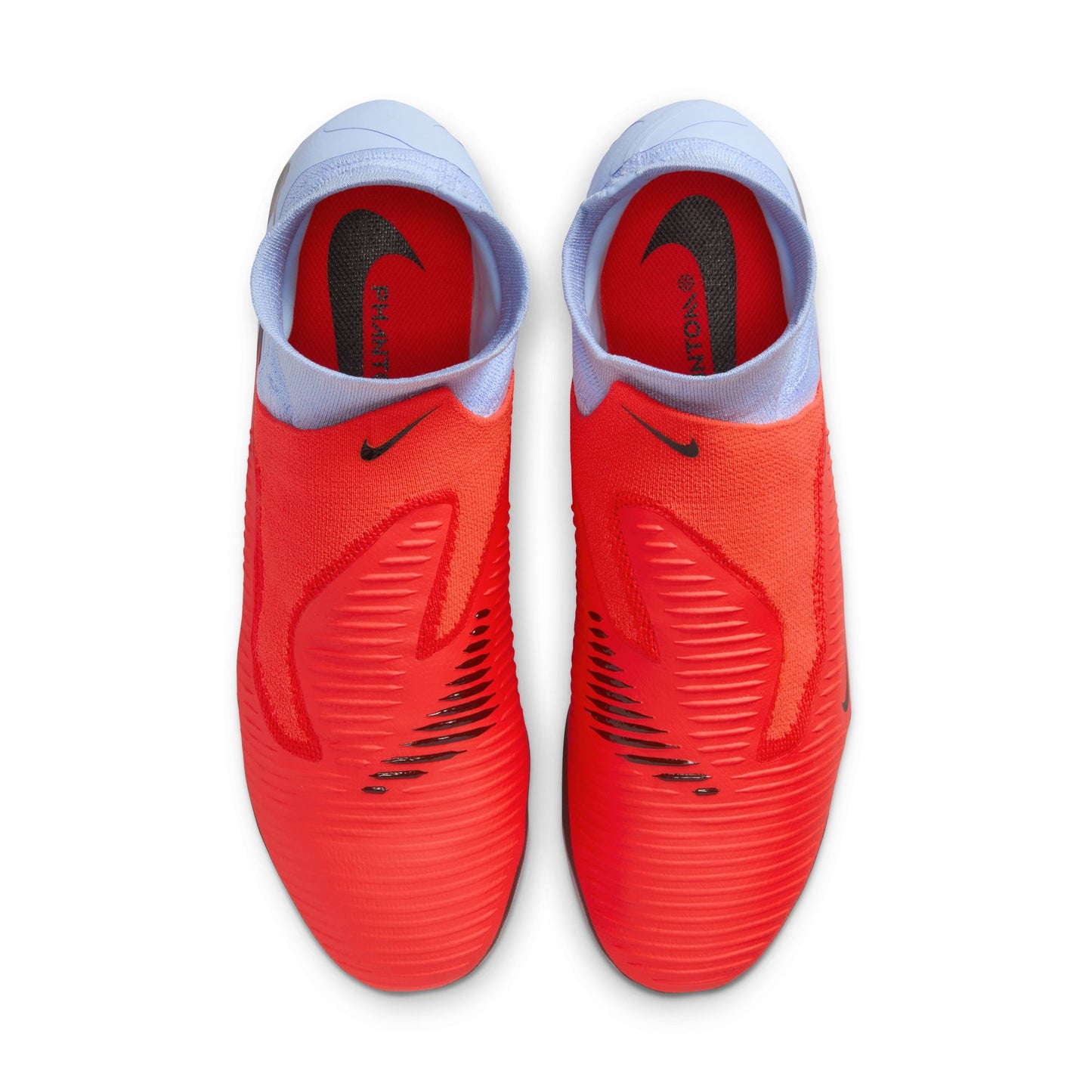Nike Phantom 6 High Top 360 Pro FG Firm Ground Soccer Cleats - Royal Tint/ Bright Crimson