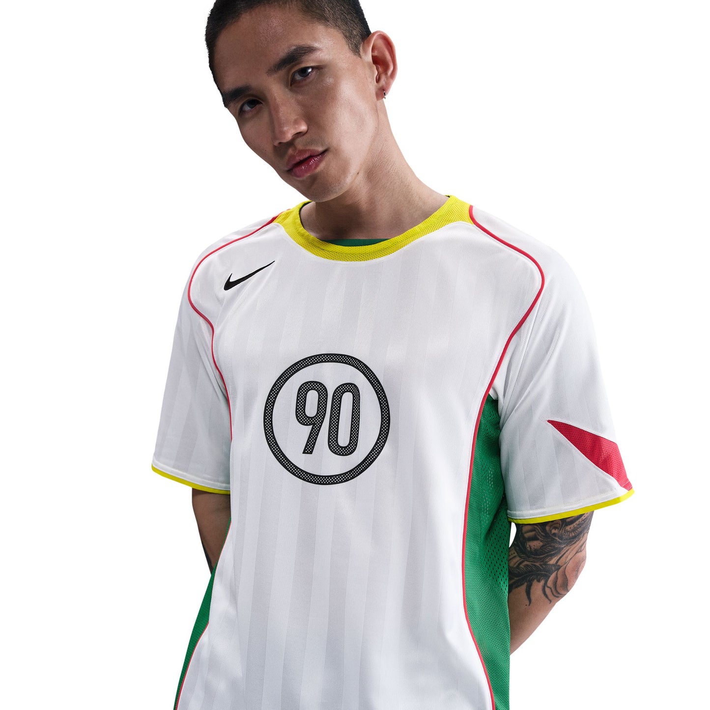 Nike Total 90- White/ OptiYellow/ Light Crimson/ Black