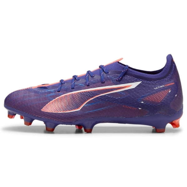 Puma Ultra 5 Pro FG/AG Firm Ground Soccer Cleat - Lapis Lazuli - Puma White - Sunset Glow
