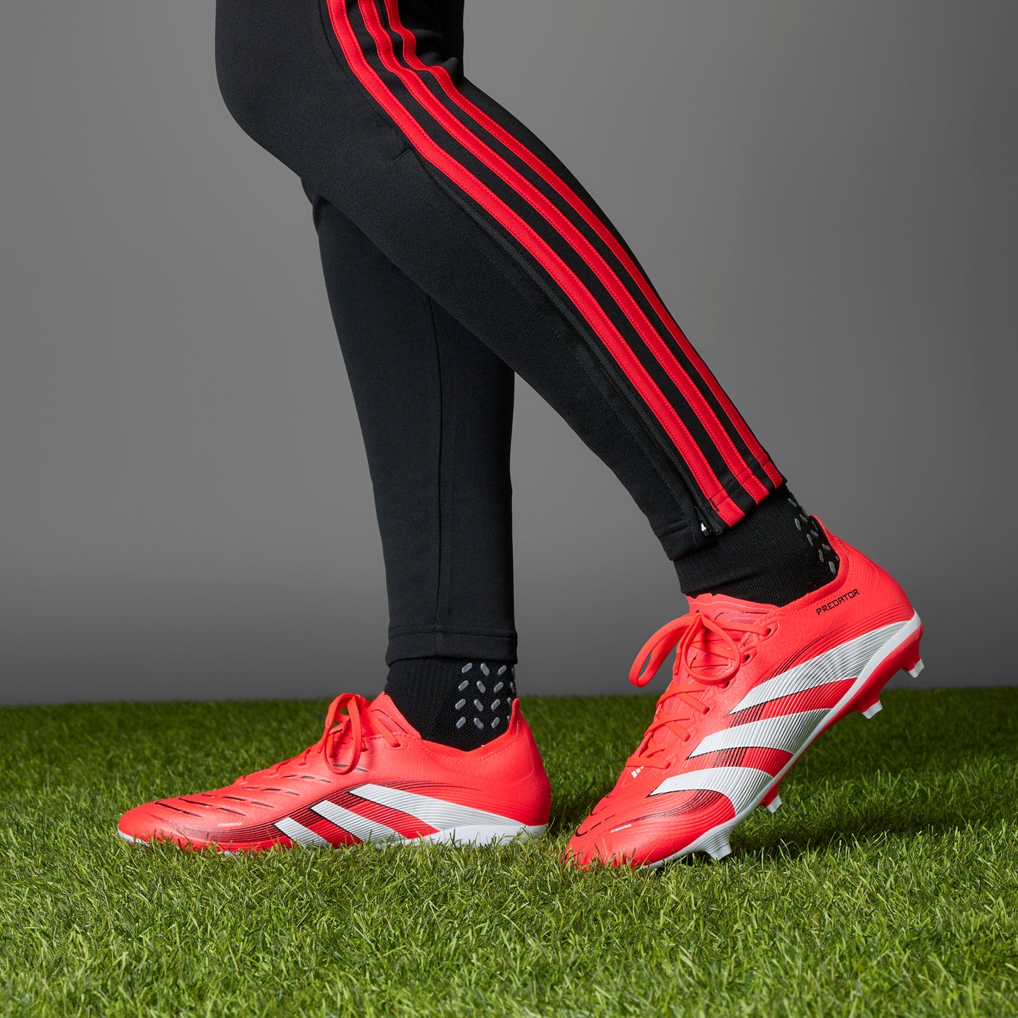 adidas Predator League FG/MG Firm Ground/Multi Ground Soccer Cleats - lucid red/ftwr white/core black