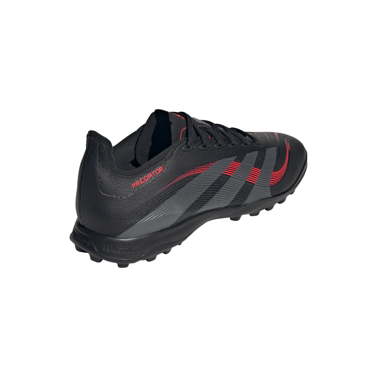 adidas Predator League TF Turf Soccer Shoes - core black/grey four/lucid red