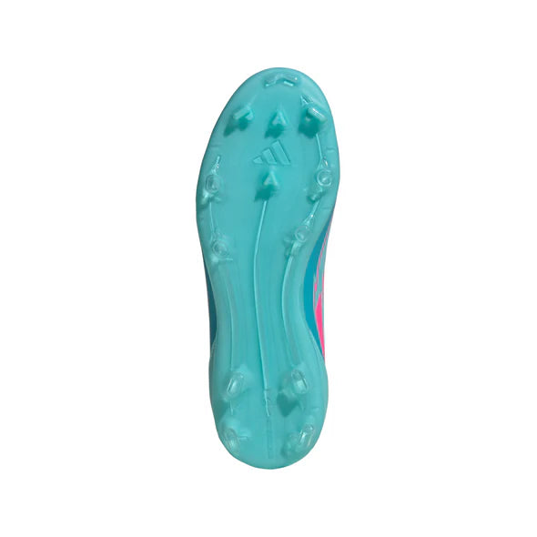 adidas F50 League MESSI FG/MG Junior - flash aqua/lucid pink/lucid cyan