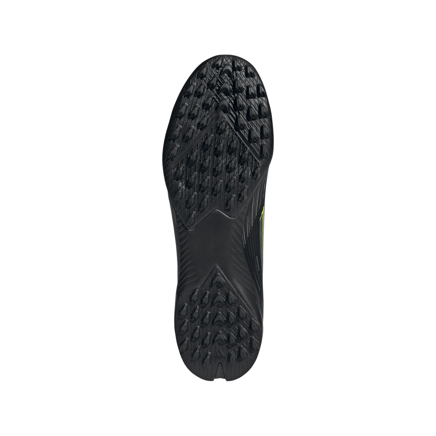 adidas F50 League TF Turf Shoes - Core Black/Carbon/Lucid Lemon