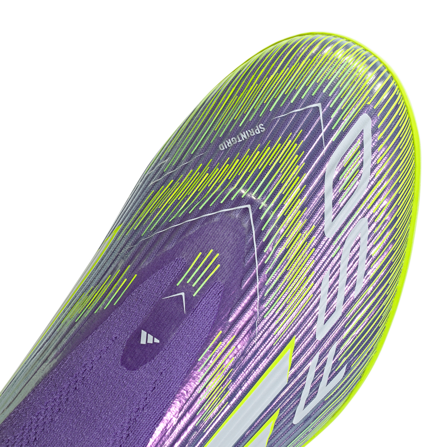 adidas F50 League LL TF Turf Soccer Shoes - Ftwr Purple/ Core Black/Lucid Lemon