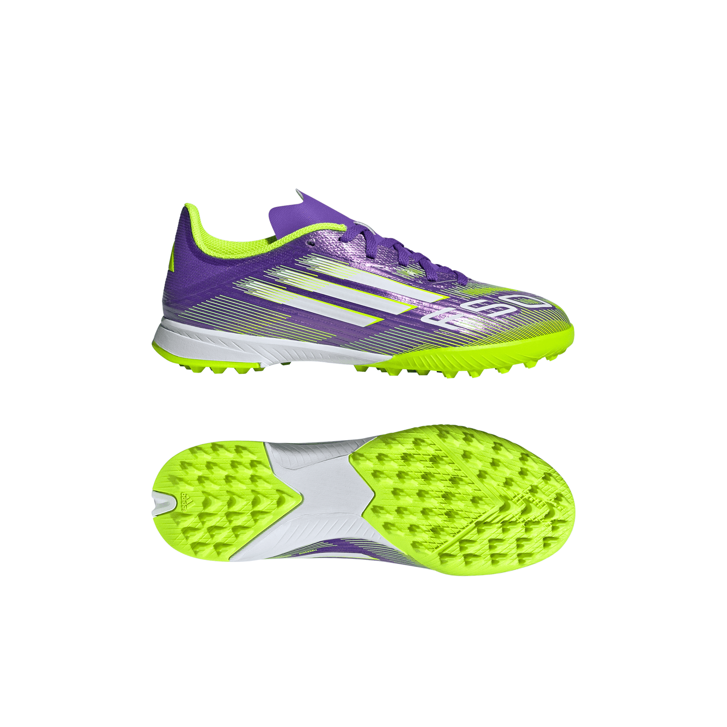 adidas Junior F50 League TF Turf - Purrus/ FTWhite/ Luclem