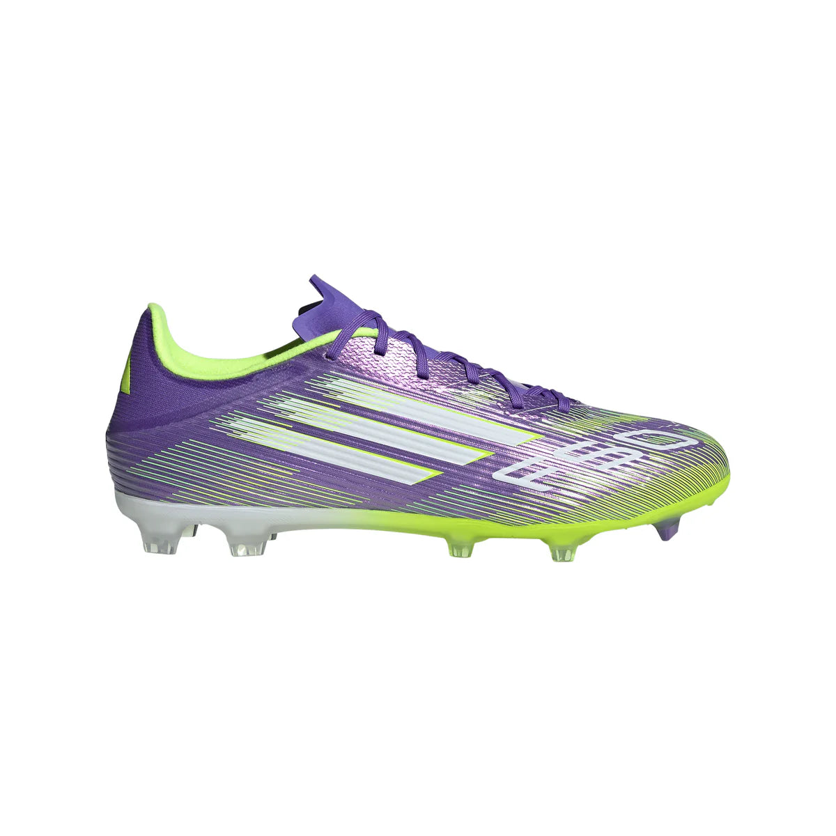 adidas F50 League FG Firm Ground - Ftwr Purple/ Core Black/Lucid Lemon
