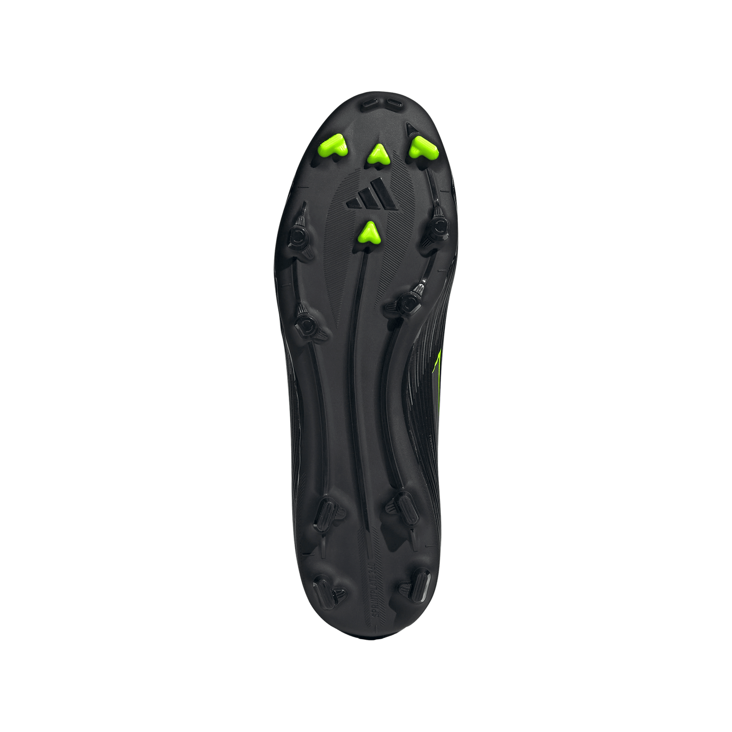 adidas F50 League FG Firm Ground Cleats - Core Black/Carbon/Lucid Lemon
