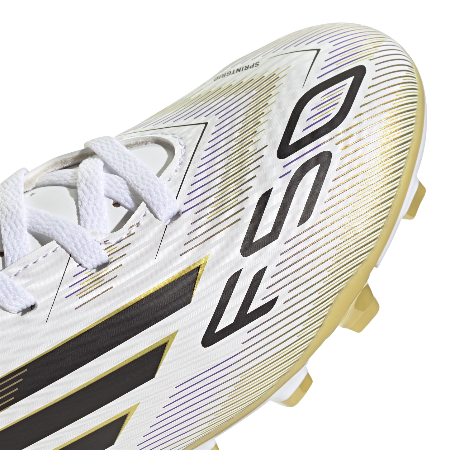 adidas F50 Club FG Firm Ground Soccer Cleats Junior -FtwWht/ Lucred/ Silvmt