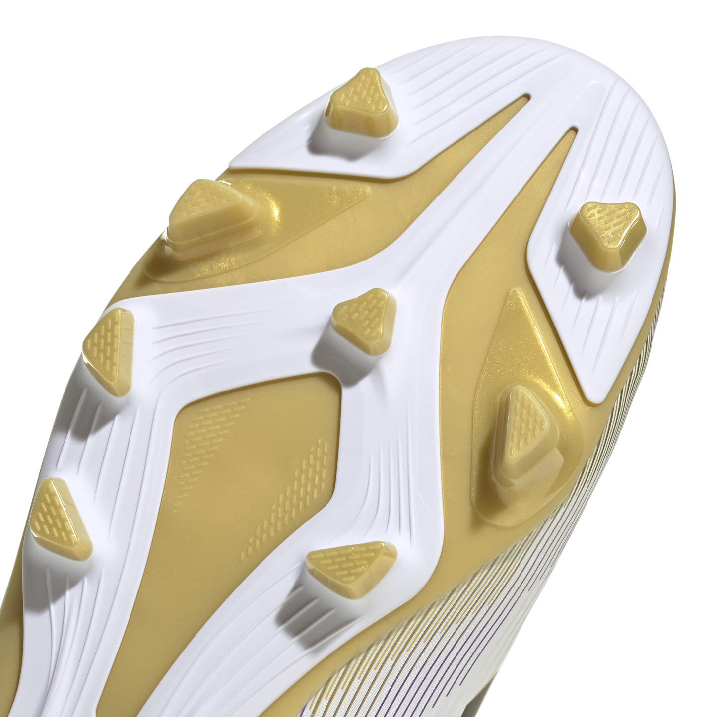 adidas F50 Club FG Firm Ground Soccer Cleats Junior -FtwWht/ Lucred/ Silvmt