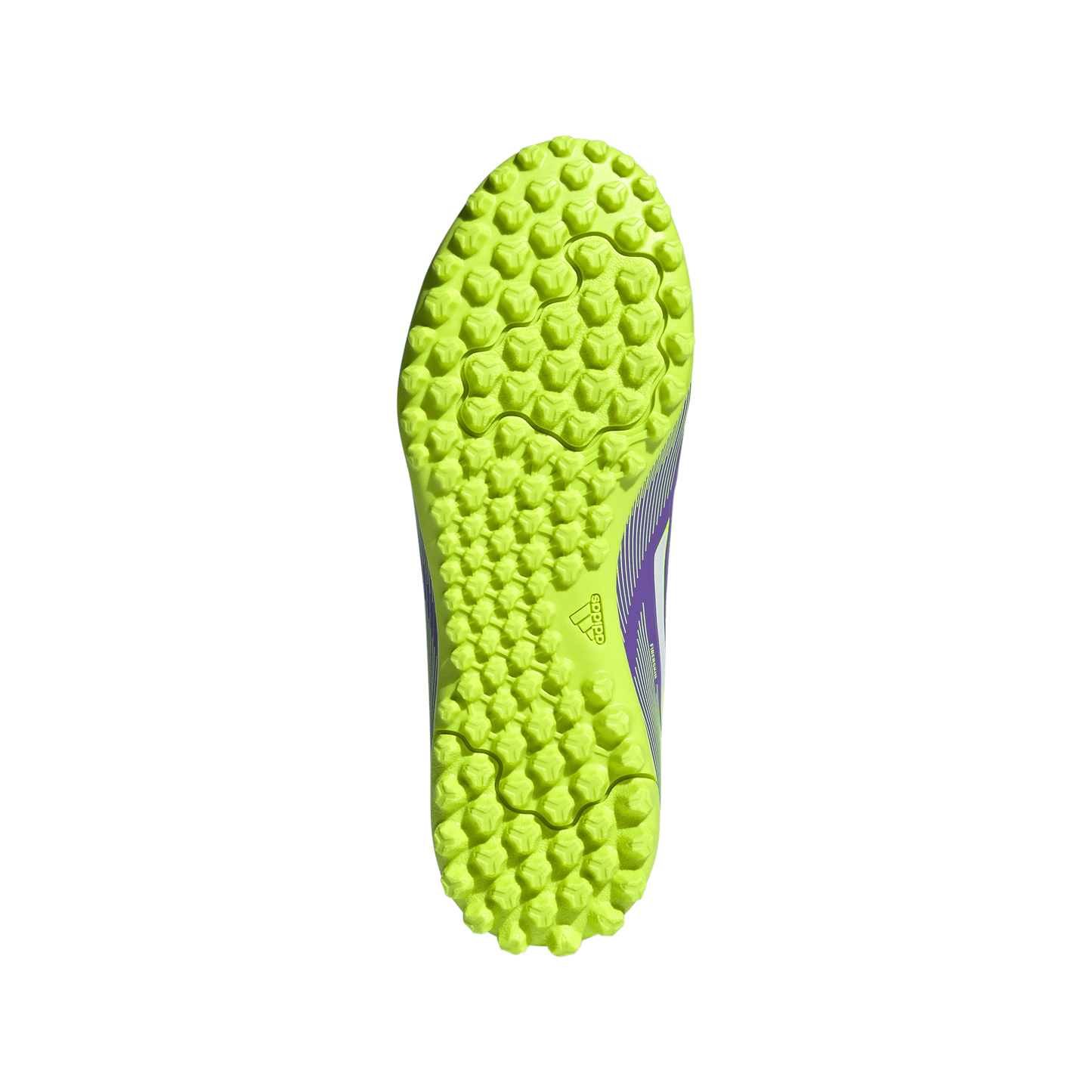 adidas F50 Club TF Turf Junior- Purrus/ FTWhite/Lucid Lemon