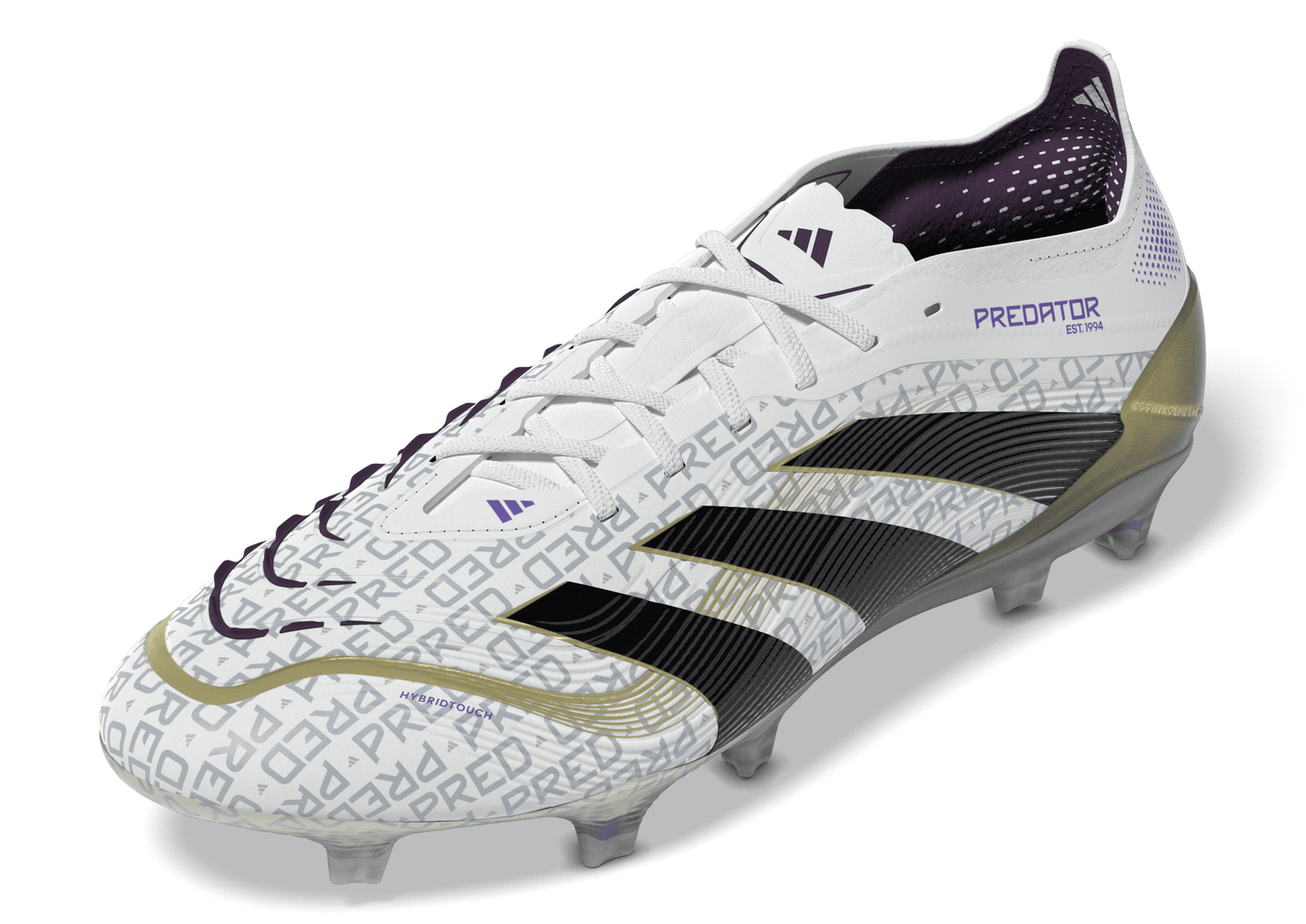 adidas Predator Elite FG Firm Ground Soccer Cleat - FTWhite/ CBlack/ Goldmt