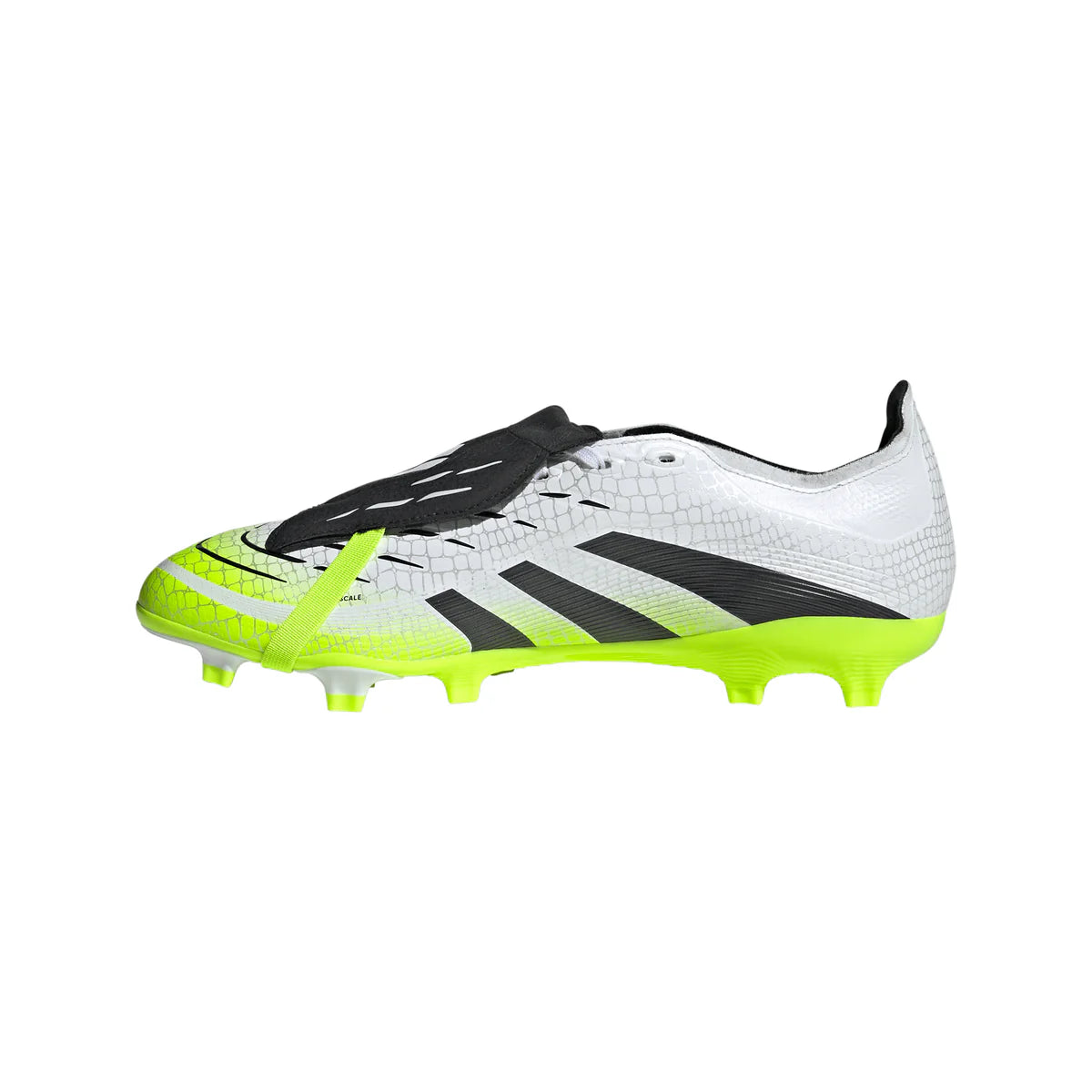 adidas Predator League FT FG Firm Ground Soccer Shoes - Ftwr White/ Core Black/ Lucid Lemon