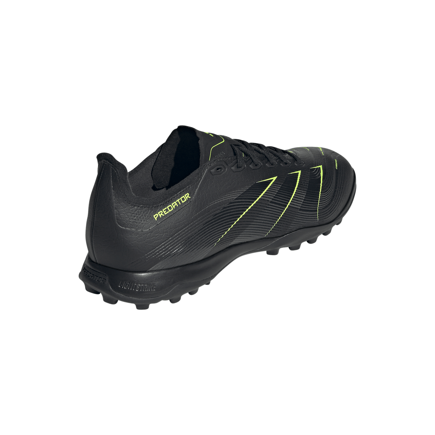 adidas Predator League TF Soccer Shoes -Core Black/Carbon/Lucid Lemon